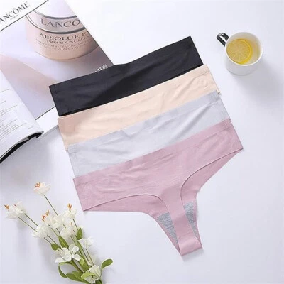 1-3 Stück bequem Seamless Damen String Tangas unsichtbare Unterwäsche ohne Naht - Bild 1 von 3