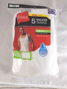 Hanes Cotton Tank Big \u0026 Tall Underwear 