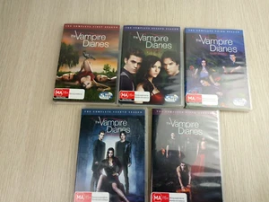 The Vampire Diaries DVD Complete Seasons 1-5 MA15+ Region 4 Very Good Condition - Picture 1 of 8