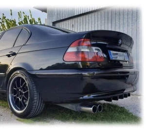 Spoiler CSL for Bmw 3 e46 SEDAN 1998 - 2004 Boot Trunk Wing Ducktail ABS PLASTIC - Bild 1 von 12