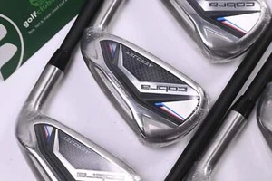 Cobra Aerojet Irons / 6-PW+GW+SW / Regular Flex KBS PGI 75 Shafts - Picture 1 of 7