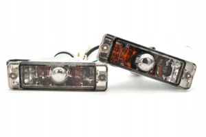 VW Golf Mk1 Mk2 Jetta 2 Polo Smoke Front Bumper Turn Signal Set (Narrow Bumper) - Picture 1 of 5