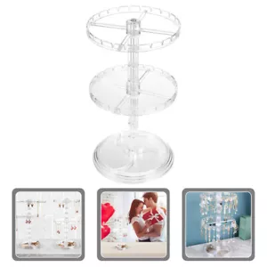 Earring Storage Rack Rotating Organizer Miss Display Holder Earrings Organiser - Picture 1 of 12