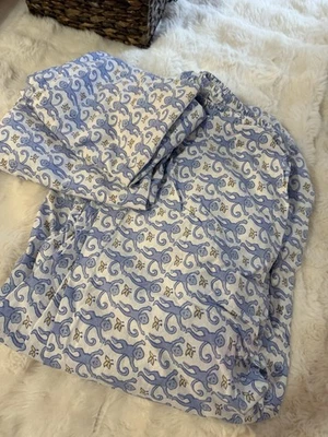 Pottery barn blue roller rabbit Fitted Sheet And pillow cases - Full Size - Image 1 of 2