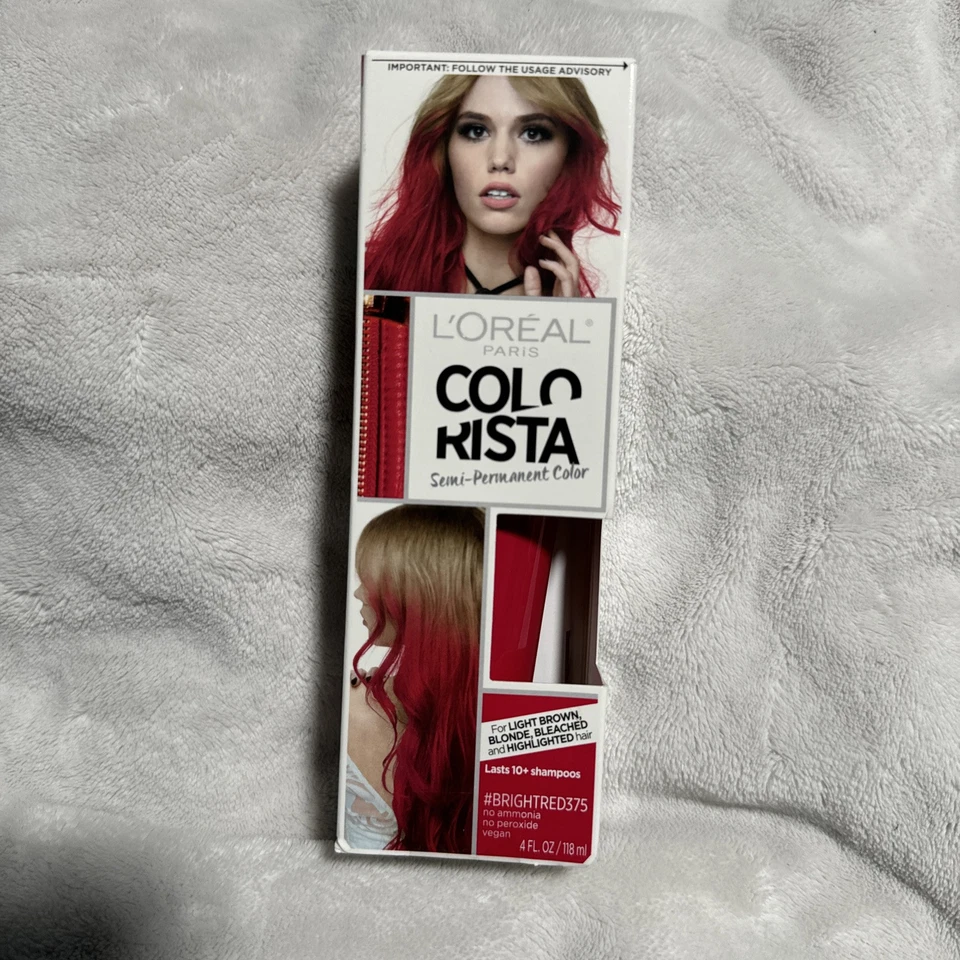 Color de cabello semipermanente L'Oreal Paris Colorista ROJO BRILLANTE 375 Foto 1 de 1