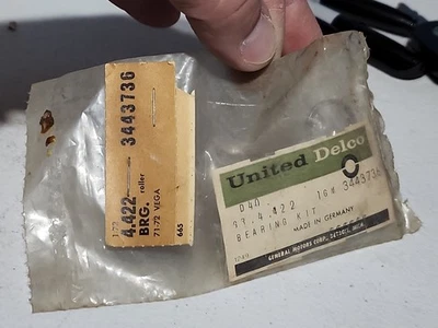 Chevrolet Vega 1971-72 kit de cojinete de empuje de contraengranaje 3443736 nuevo de stock United Delco Foto 1 de 3