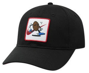 Nike Kinder Club Cap Logo Patch Baseball Mütze (4-7) Verstellbarer Riemen Schwarz Neu - Bild 1 von 6