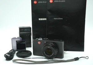 [Exc+5!!!] Cámara digital compacta Leica D-LUX 3 10,0 mega píxeles AF negra de Japón #148 - Imagen 1 de 24