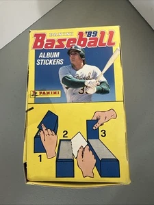 1989 Panini Album Stickers Baseball Box Factory Sealed 100 Packs Rare - Picture 1 of 7