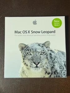 Still In Packaging Mac OS X Snow Leopard Disc - Photo 1/1