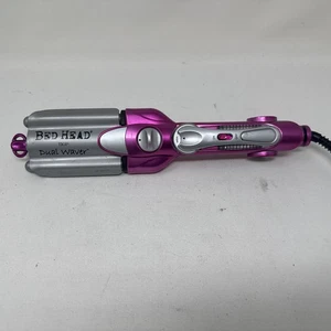Testa Letto Tigi Doppia Waver Ferro -3 Fusto Tormalina Nano Ceramica Rosa Modello BH301 - Foto 1 di 5