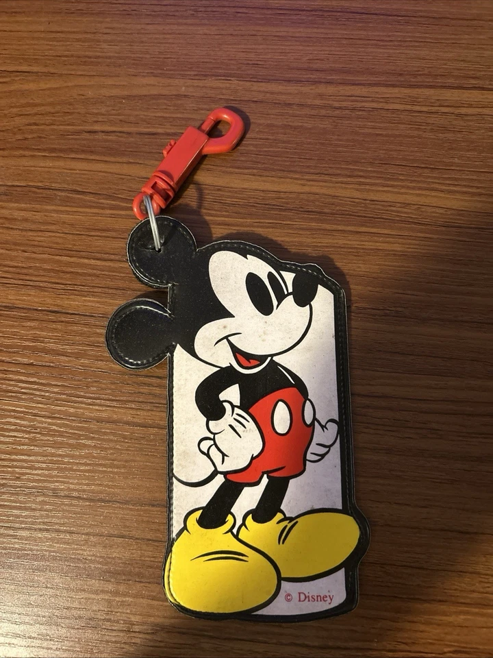 Estuche blando con clip para gafas de Mickey Mouse Marchon vintage de Disney Foto 1 de 1
