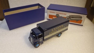 C98 Dinky Toys 514 L - GUY VAN Lyons Swiss Rolls, Bleu 1:50, Atlas defaut peintu - Photo 1/4