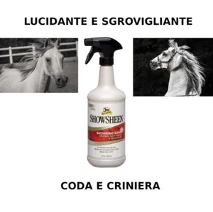 Amahorse showsheen lucidante e sgrovigliante rende coda criniera cavalli cavallo - Foto 1 di 2