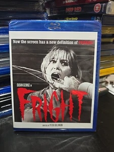 NEW RARE OOP SCREAM FACTORY SUSAN GEORGE FRIGHT HORROR MOVIE BLU RAY 1972 Sealed - Foto 1 di 1