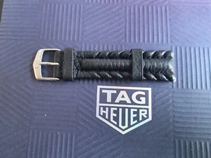 New TAG Heuer men RARE FC6030 6000 series leather F1 Senna watch strap WH1114 WH - Picture 1 of 22