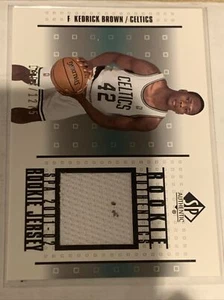2001-02 SP Authentic Rookie Authentics 0394/1275 Kedrick Brown #RA-KB Rookie RC - Picture 1 of 2