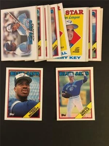 Set squadra Topps Toronto Blue Jays 1988 con 36 carte scambiate David Wells XRC - Foto 1 di 1