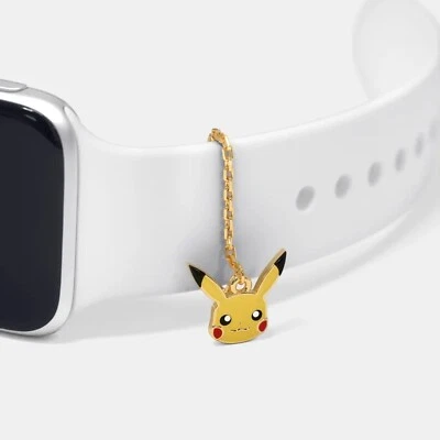Reloj Pikachu Dije Accesorio En Oro Amarillo 18Kt Pokemon Reloj Correa Joyería Foto 1 de 4