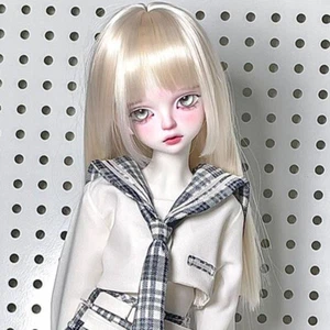Muñeca 1/4 BJD Mujer Niña SD Muñeca Desnuda Resina Cuerpo Articulado + Ojos + Juguete de Maquillaje Facial - Imagen 1 de 11