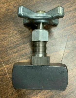 1/8 FNT 钢针阀 (10,000 磅/平方英寸) 液压/流体 Deltrol S150S1 — 第 1/2 张图片