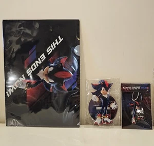 SHADOW JAPAN ACRYL STÄNDER SCHLÜSSELANHÄNGER KLAR AKTENORDNER Sonic Movie 3 Menge 3 JP! - Bild 1 von 13