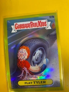 DA9844 2022 Garbage Pail Kids Chrome Yellow Refractor #127b Flat Tyler #26/275 - Bild 1 von 2