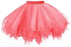 emondora Women's Tutu Tulle Petticoat Ballet Bubble Skirts Short Prom Dress Up