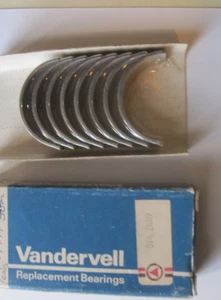 FIAT 124 SPIDER COUPE SEDAN X1/9 128 0.020" (.50MM) VANDERVELL ROD BEARING SET - Picture 1 of 1