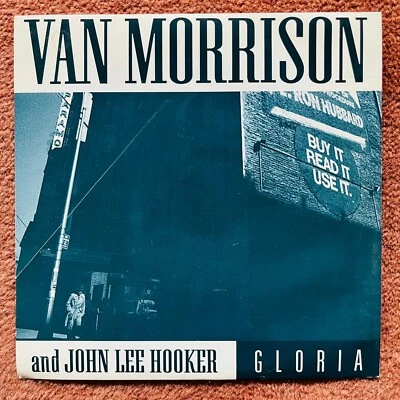 Van Morrison & John Lee Hooker Gloria 7" Vinyl Single 1993 Polydor Records - Image 1 of 3