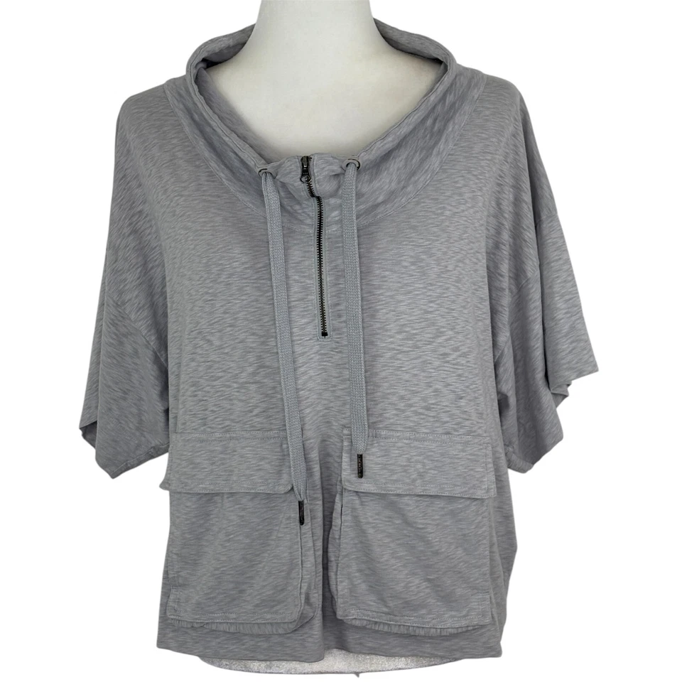 Adidas Stella McCartney Топ XS большой короткий рукав карманы серый - Изображение 1 из 4