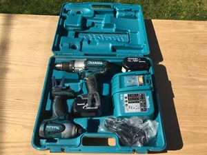 MAKITA DBF451 CORDLESS 18 VOLT COMBO KIT & CASE - Picture 1 of 10