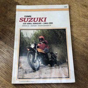 M369 Clymer Suzuki 125-400cc Singles 1964-1981 Service Repair Maintenance Manual - Picture 1 of 15