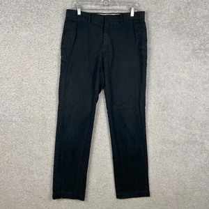Pantalone chino Banana Republic uomo nero Emerson 34x34 gamba dritta vestibilità classica - Foto 1 di 19