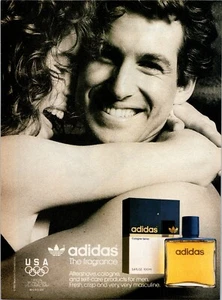 VINTAGE 1988 ADIDAS MENS COLOGNE PRINT AD - Picture 1 of 1