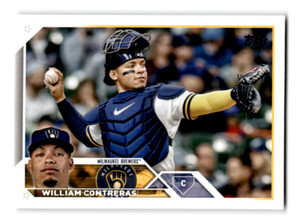 2023 Topps Update William Contreras #US197 (Advanced Stats Parallel 096/300)