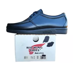 Red Wing Para hombres Talla 11.5 D Cuero Negro Puntera Sin usar Oxford 8611 Hecho en EE. UU. NUEVO DE STOCK - Imagen 1 de 9