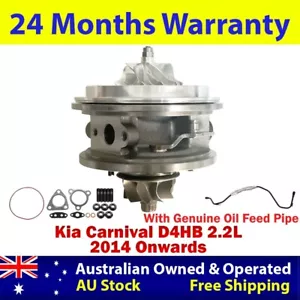Upgrade Billet Turbo Core+Oil Feed Pipe For Kia Carnival D4HB 2.2L 2014 Onwards - Bild 1 von 18