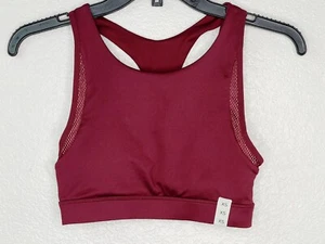 Champion C9 Duo Dry Women's Mulled Berry Stretch Sports Bra Size XS New - Picture 1 of 3