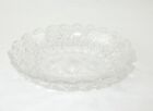 Pressed Clear Glass Candy/Nut Bowl, Serving Dish, Relish Dish, Oval 8