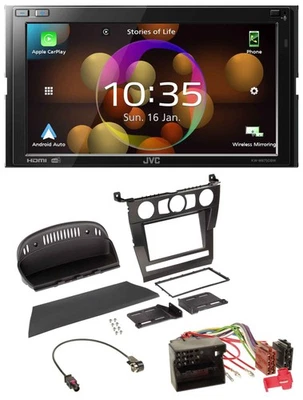 JVC DAB MP3 2DIN Bluetooth USB Autoradio für BMW 5er (E60, 2003-2007) - Bild 1 von 4