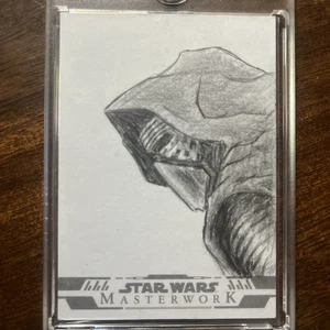 2024 Topps Star Wars Kylo Ren Sketch Card 1/1 Emre V - Picture 1 of 3