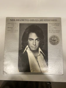 Neil Diamond 12 Greatest Hits Vintage Vinyl 1974 MCA Record MCA-37252 MCA-1489 - Picture 1 of 6