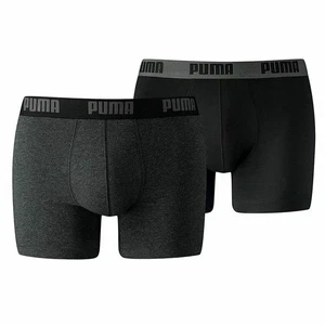  Boxer Puma Basic Nero/Grigio (2 uds) Taglia:M - Foto 1 di 1