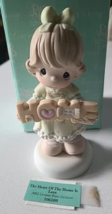 Precious Moments The Heart of the Home is Love #106109 2002 Licensee Exclusive - Picture 1 of 9