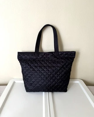 梅西百货女式黑色大号轻便托特包手提包钱包单肩包  — 第 1/4 张图片