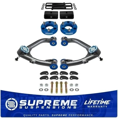3" Front + 2" Rear Lift Kit + UniBall UCA for 2007-2018 Chevrolet Silverado 1500 - Image 1 of 4
