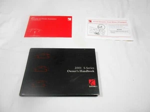 2001 SATURN OWNER'S MANUAL HARD COVER 4 PIECE SET EXCELLENT CONDITION. OEM - Picture 1 of 3