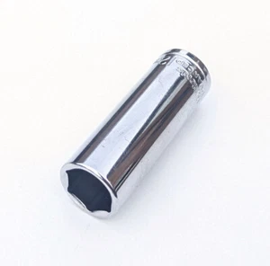12mm Halfords Advanced 1/4" dr. drive deep long reach 6 pt socket tool - Picture 1 of 1