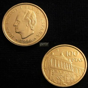 * Gutse * J.Carlos I-2, 100 Pesetas 1996, Lis Anniversario, B.O Senza Circolare - Picture 1 of 1